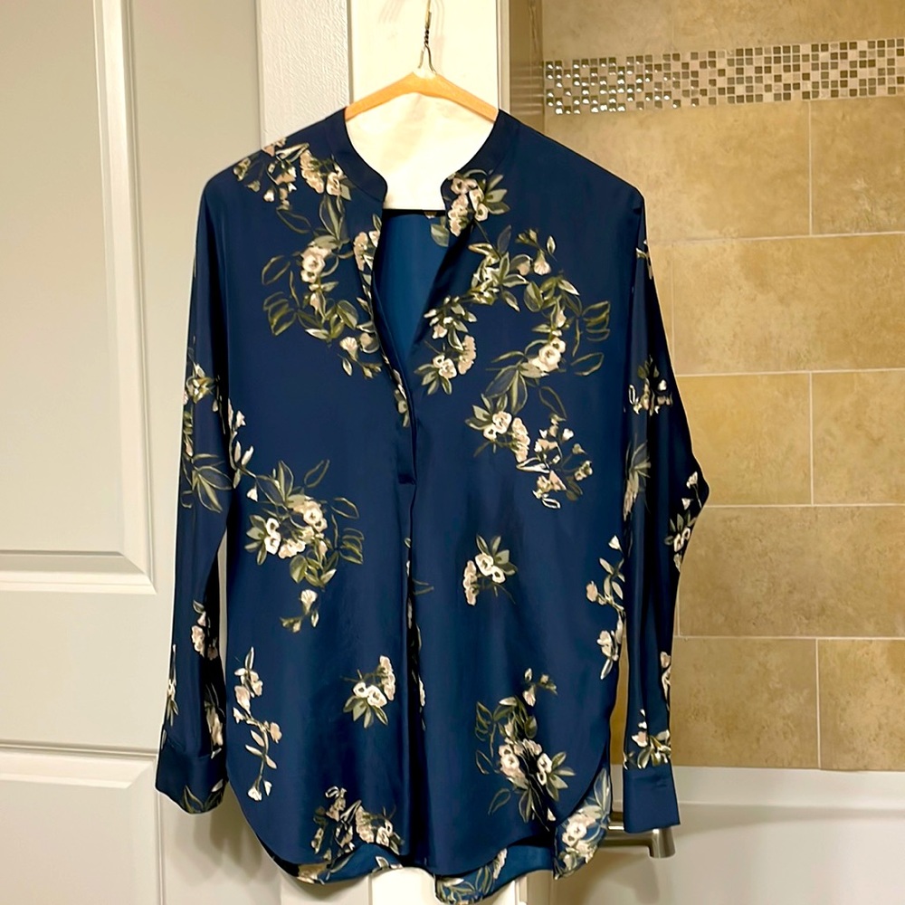 Vince XS Silk Blouse